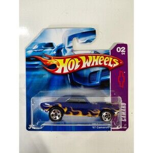 NIP Hot Wheels Camaro Short Card 1:64 Die Cast 1967 Chevrolet Camaro Muscle Car